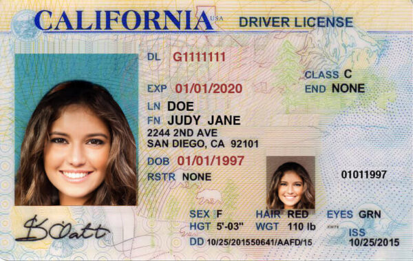 Buy California Driving License