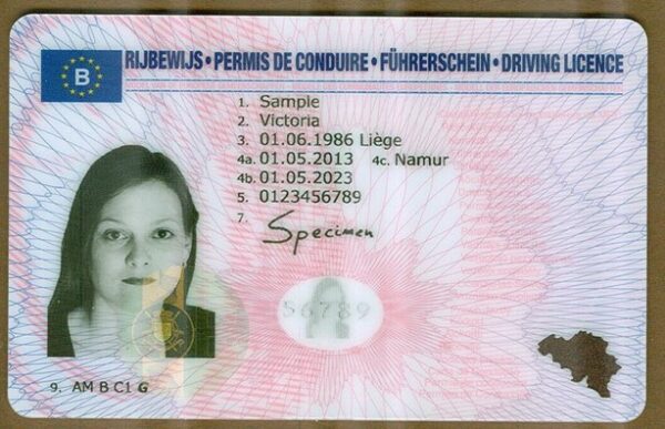 Belgian Drivers License