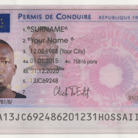 French Drivers License