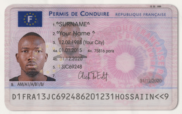French Drivers License