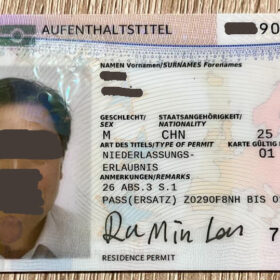 German Permanent Residence card
