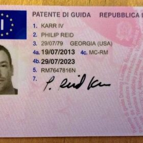 Italian Drivers license